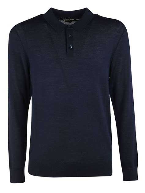 michael kors polo shirt with zipper|Michael Kors long sleeve polo.